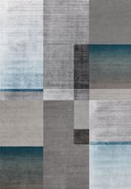 Vloerkleed Vivace Timelapse - Grijs/ Blauw - Tapijt - 230x160 cm - (29924)