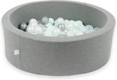 Grijs ballenbad Moje • Rond 90 x 30 cm • Inclusief 200 ballen diameter 7 cm