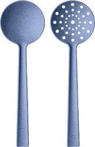 Koziol Saladebestek Palsby 26,6 Cm Blauw 2-delig