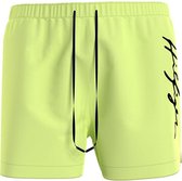 Tommy Hilfiger handwritten logo zwemshort geel - L