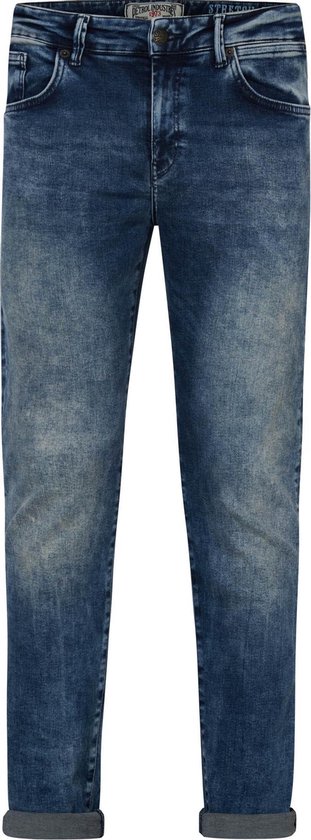 Petrol Industries - Heren Seaham Slim Fit Jeans jeans - Blauw - Maat 28