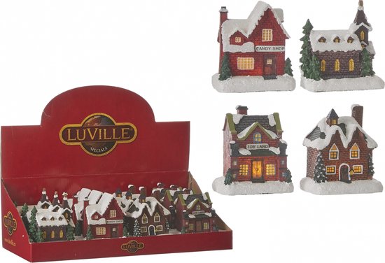 Kerstversiering House of Seasons (10 X 5,5 X 8,5 CM)