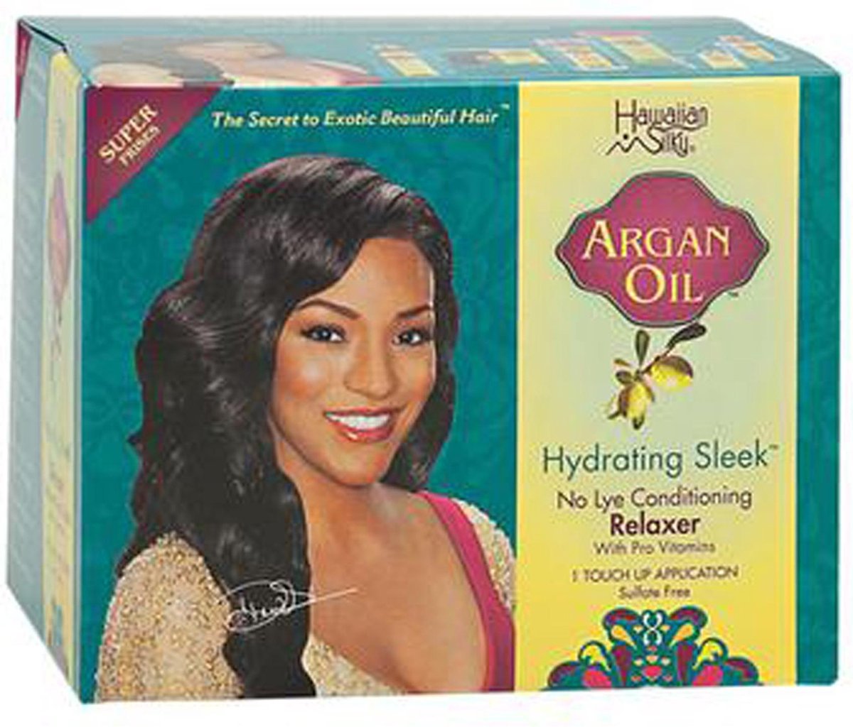 Hawaiian Silky Argan Oil Hydrating Sleek No Lye Relaxer