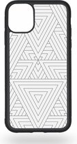 White triangular inception Telefoonhoesje - Apple iPhone 11