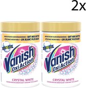 Vanish Oxi Action Crystal White Base Poeder - Voor Witte Was - 600g x2