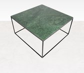 Marmeren Salontafel Vierkant - India Green - 60 x 60 cm  - Gepolijst