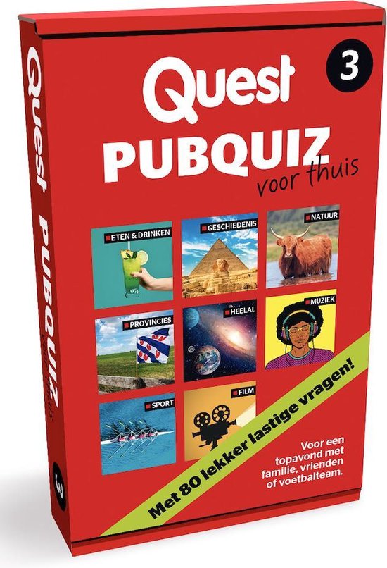Afbeelding van het spel Quest Pubquiz voor Thuis Deel 3