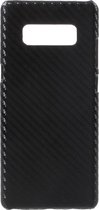 Shop4 - Samsung Galaxy Note 8 Hoesje - Harde Back Case Carbon Zwart