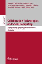 Lecture Notes in Computer Science 11677 - Collaboration Technologies and Social Computing