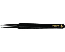 Bernstein Tools for Electronics 5-067-13 SMD-pincet 12 SA-ESD Plat, gebogen 45° 120 mm