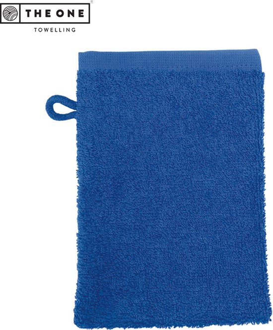 The One Towelling Washand - 16 x 21 cm - Washandje - 100% Katoen - Koningsblauw