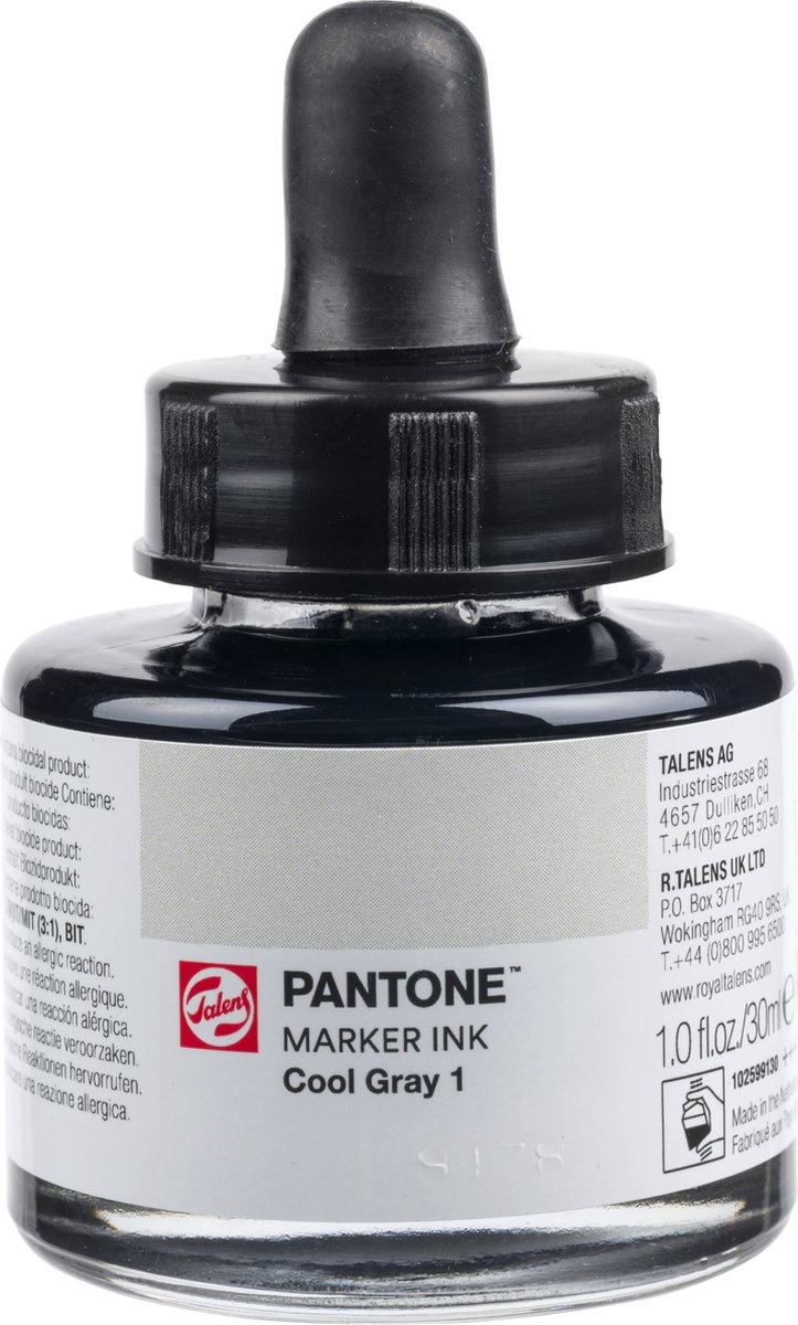 Talens | Pantone marker inkt 30 ml Cool Gray 1