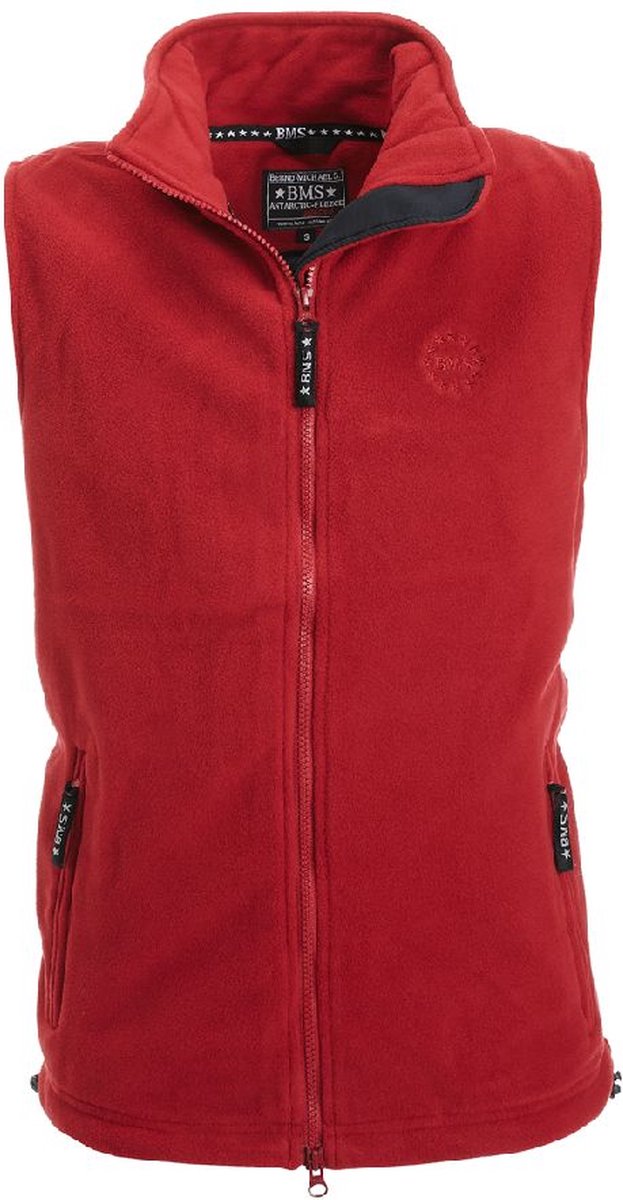 BMS Windsmoother fleecevest rood - M