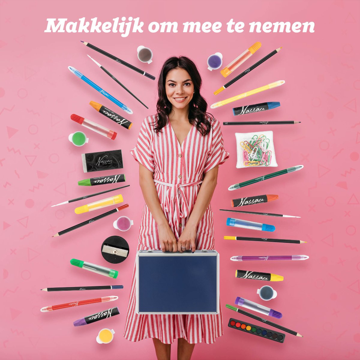 Tekendoos voor Kinderen en Volwassenen 139pcs met kleurpotloden en waskrijt - Schilderkisten - Stiften - Metalen Opbergkoffer — afbeelding 2