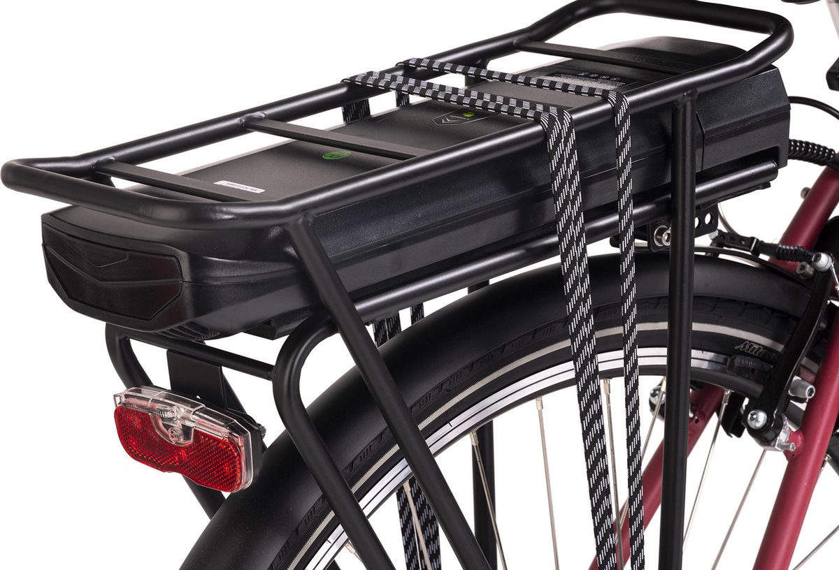 Hollandia Fiets (elektrisch) E-stadsfiets dames Hollandia Carry on 28'' e-bike 3 versnellingen rood - – foto 5