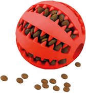 Springos Honden Snackbal - Voor Brokken - Eten - Duurzaam - Hondenspeeltje - Rood