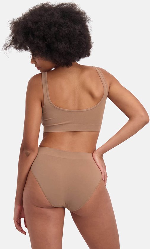 Bamboo Basics - Culottes intégrales sans couture Belle (pack de 3) Femme - Tan - S