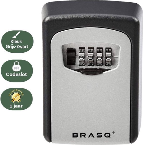 BRASQ Sleutelkluis met cijferslot voor binnen en buiten KC500 - Brasq