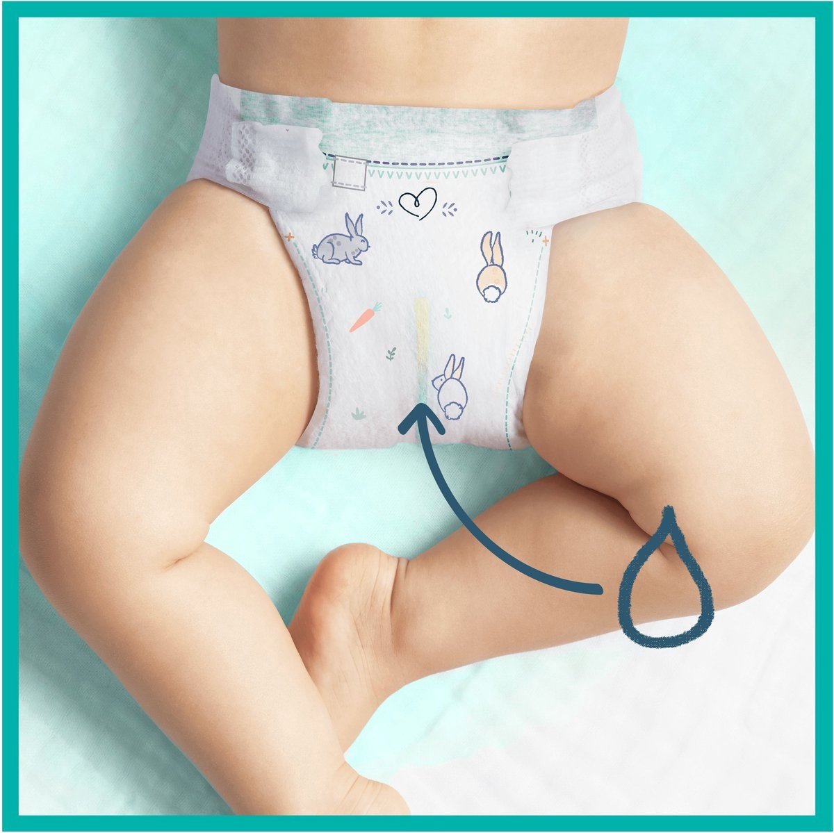 Pampers Harmonie Mega Pack taille 2 104 couches
