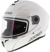 Axxis Casque intégral Draken S solid gloss blanc nacré M - Moto / Scooter / Karting