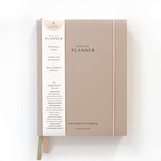 Foto: Leukigheidjes dagplanner beige ongedateerd