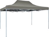 The Living Store Tent pop-up inklapbaar 3x4-5 m antraciet - Tuinprieel