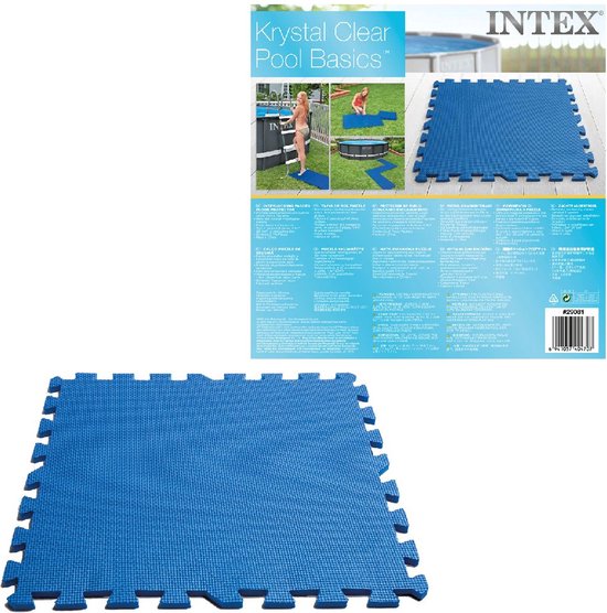 Intex Interlocking Padded Floor Protector - 50 cm x 50 cm x 1 cm - Intex