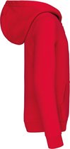 Sweatshirt Kind 8/10 Y (8/10 ans) Kariban Lange mouw Red 80% Katoen, 20% Polyester