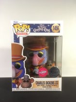 Funko Pop! Muppets Christmas Carol - Charles Dickens with Rizzo Flocked