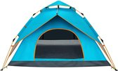 Tente de camping Tente dôme automatique Tente de plage Pop-up pour 3-4 personnes Imperméable, coupe-vent et protection UV pour le trekking, la Marche, les réunions de famille, la randonnée, les Festival, l'extérieur.