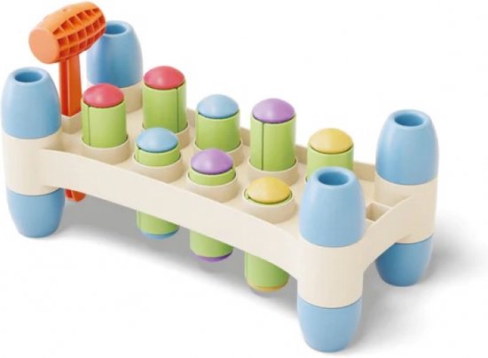 Quercetti Play Eco+ Hamerbank Peggy (34-Delig) van "Quercetti" — afbeelding 4