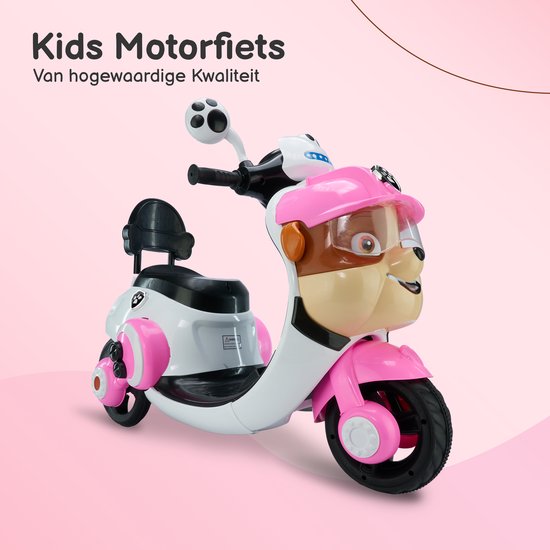 Moto scooter électrique pour enfants rose Homcom