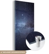 MuchoWow® Peinture sur Verre - Voie Lactée dans le Système Solaire - 40x80 cm - Peintures sur Verre Peintures - Photo sur Glas