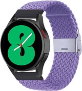 By Qubix Braided nylon bandje - Paars - Xiaomi Mi Watch - Xiaomi Watch S1 - S1 Pro - S1 Active - Watch S2