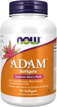 Supplementen - Now Foods ADAM 90 Softgels Multivitamine voor mannen