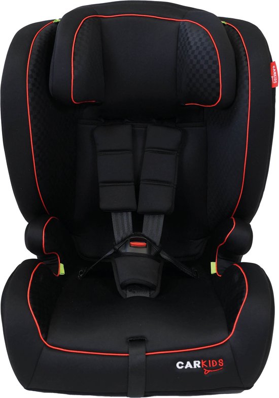 Carkids I-Size Autostoeltje Jessie 76-150cm Isofix Zwart/Rood van CARKIDS. — afbeelding 2