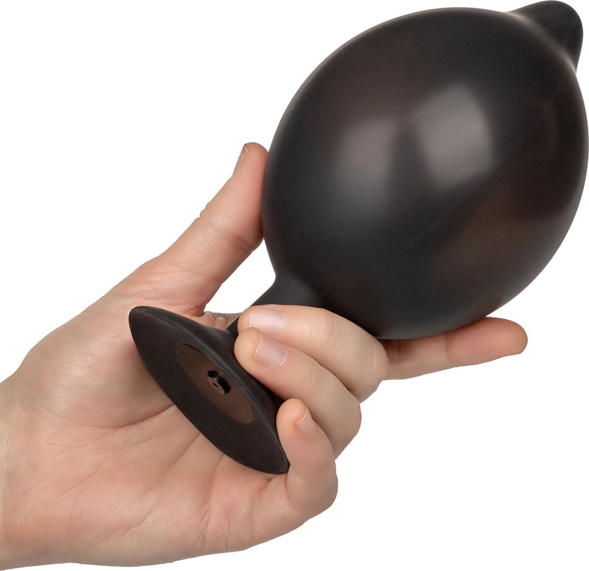 Goedkoopste CalExotics - XL Silicone Inflatable Plug - Anal Toys Buttplugs Zwart
