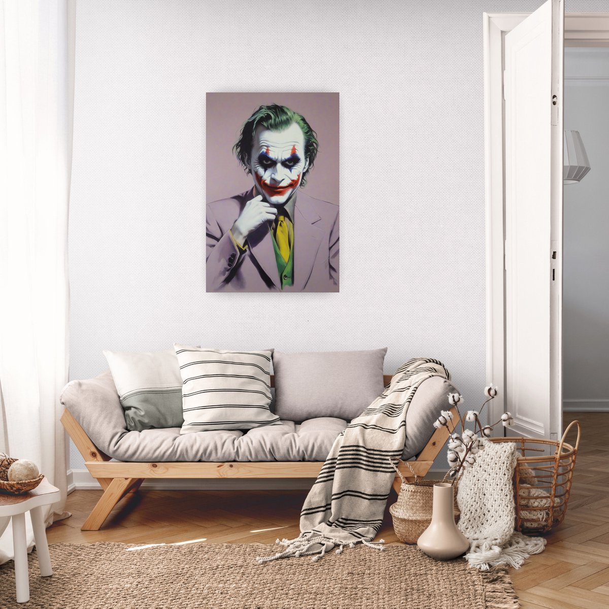 Tableau Joker - Tableau Joker - Tableau film - Tableau chambre enfant -  Tableau pop... | bol