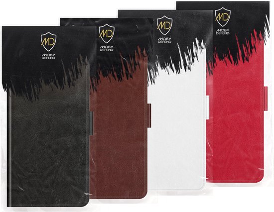 Xiaomi 13T - 13T Pro Case - MobyDefend Wallet Book Case (fermeture arrière) - Marron - Étui de téléphone portable - Étui de téléphone adapté pour Xiaomi 13T