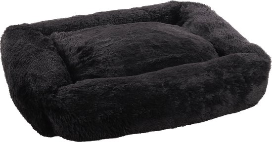 Flamingo - Flamingo Krems - Mand Honden - Mand Krems Rechthoekig + Rits Zwart 100x80x22cm - 1st - 133107 - 1st - 1pce