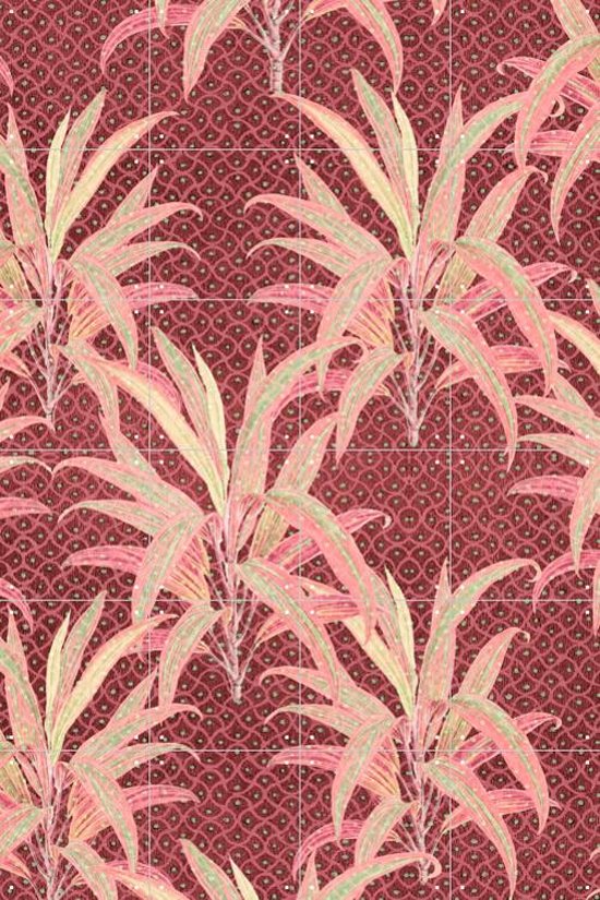 IXXI Dopamine Tropical Plants - Wanddecoratie - Bloemen en Planten - 80 x 120 cm