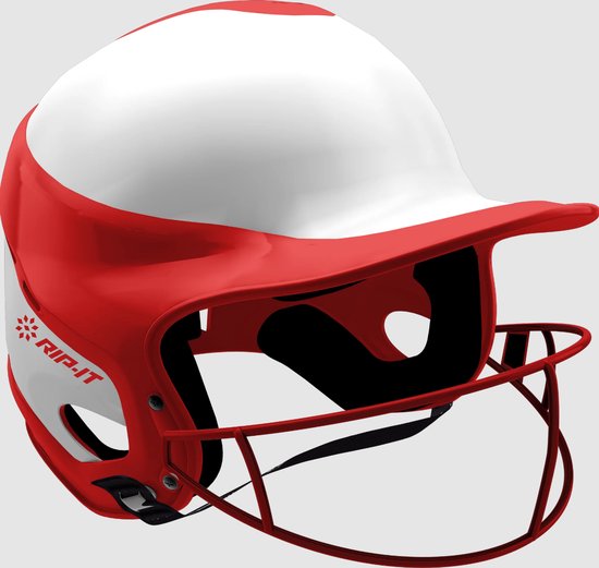 RIPIT Vision Pro Softball Batting Helmet XL Scarlet bol