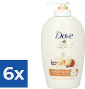 Dove Handzeep Pompje - Shea Butter 250 ml - Voordeelverpakking 6 stuks