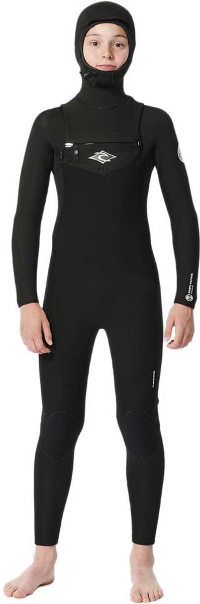 Rip Curl Junior Dawn Patrol 5/4mm Met Capuchon Borst Ritssluiting