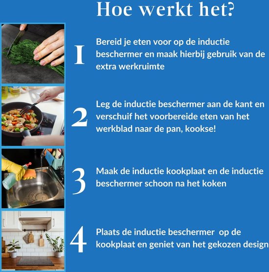 DarHaus Fornuis afdekplaat afdekking keramische kookplaat afdekplaat snijplank 1-delig 80x52 inductie, spatbescherming glasplaat keramische kookplaat bescherming kookplaat snijplank, MOZAÏEK