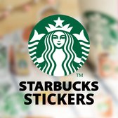 Starbucks Stickers 46x stuks - B027 - Koffie, Cappuccino, Starbucks Bekers, Milkshake, etc. - Stickerdoosje - Voor Scrapbook Of Bullet Journal - Agenda Stickers - Decoratie Stickers