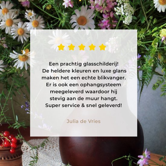 MuchoWow® Glasschilderij 180x120 cm - Schilderij acrylglas - Bloemen - Tafel - Stilleven - Boeket - Vaas - Foto op glas - Muurdecoratie woonkamer - Wanddecoratie slaapkamer - Schilderijen