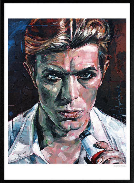 David Bowie 03 print 51x71 cm *ingelijst & gesigneerd