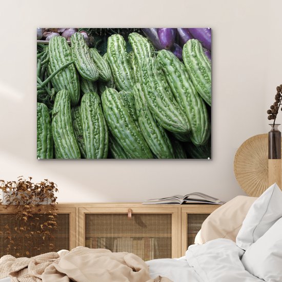 MuchoWow® Glass Painting - Bitter Sopropo from a California Farmers Market - 80x60 cm - Peintures sur Verre Acrylique - Photo sur Glas