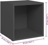 vidaXL-5-delige-Tv-meubelset-spaanplaat-grijs